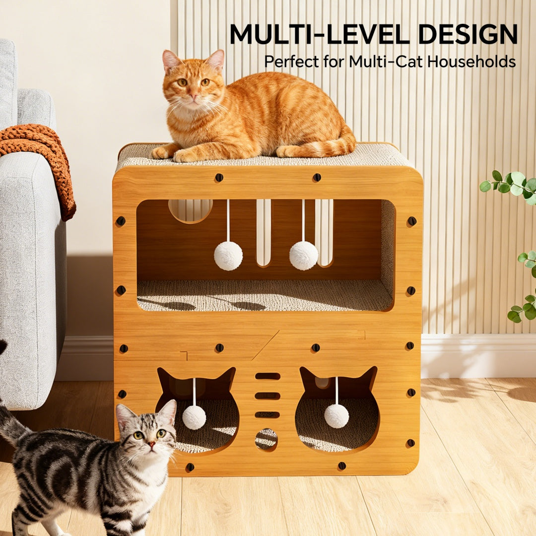 C Double-layer Cat Head 45 — Pet Furniture Tools | GetPawsy