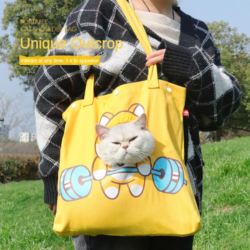 Pet Carrier Tote Bag – Animal Shaped Shoulder Bag for Dogs & Cats — Dog Travel | GetPawsy