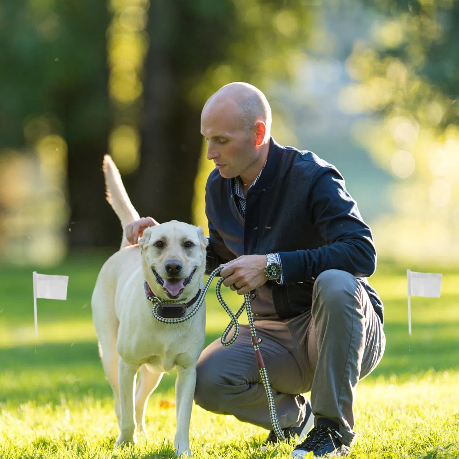 Electric Dog Fence System – Water-Resistant Containment Collar for Dogs — Dog Toys | GetPawsy