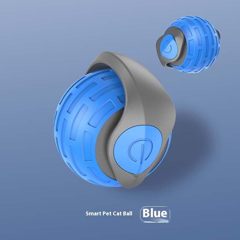 New Interactive Cat Toys Ball Auto Electric Rolling Ball Toys For Cat Kitty Pets Smart Automatic Teaser USB Rechargeable Cat 