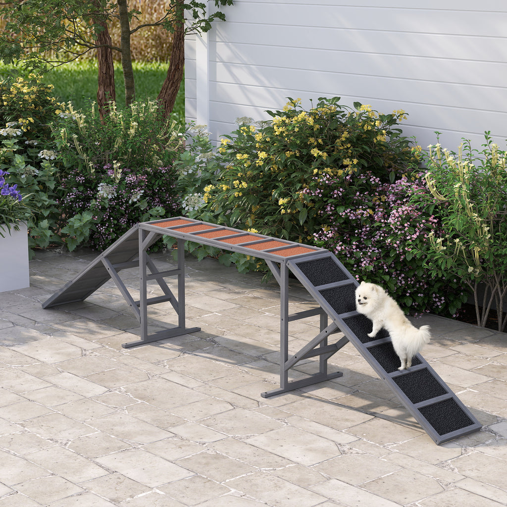 Durable Dog Training Agility Ramp – Non-Slip Surface & Safety Bar — Dog Training | GetPawsy