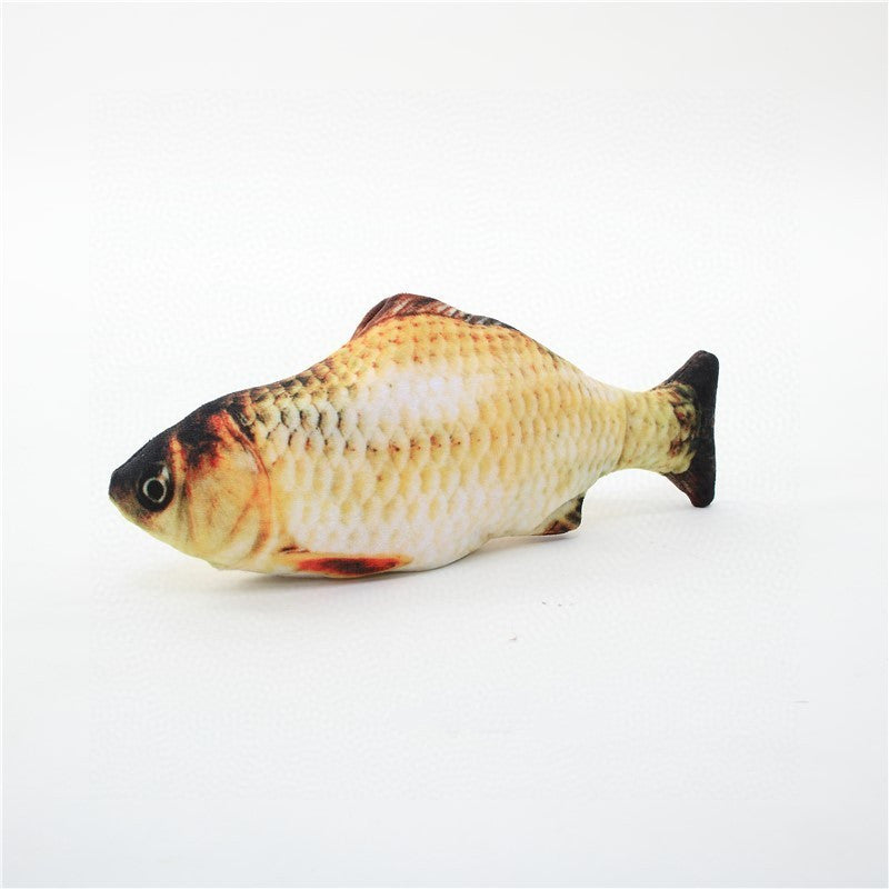 Without Cat Nip Version - Electric Jumping Fish Simulation Electric Fish Toy — Pet Supplies > Pet Toys > Pet Training and Edu