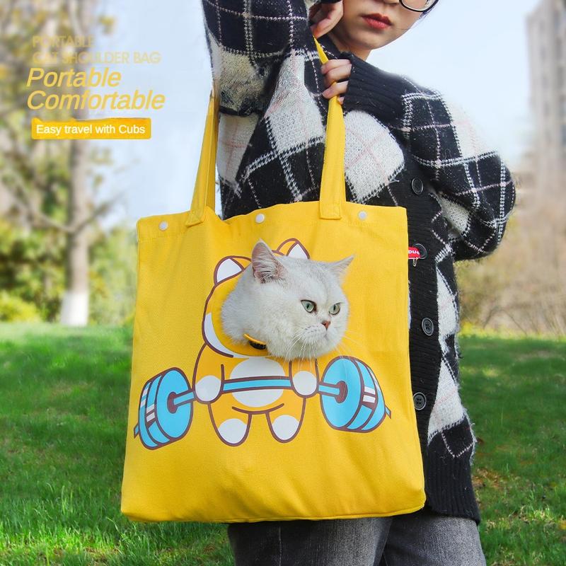 Pet Carrier Tote Bag – Animal Shaped Shoulder Bag for Dogs & Cats — Dog Travel | GetPawsy
