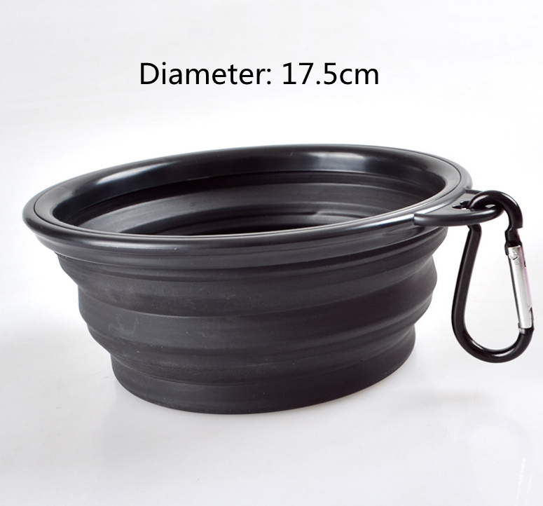 Foldable Silicone Pet Bowl – Portable Food & Water Bowl for Dogs — Dog Toys | GetPawsy