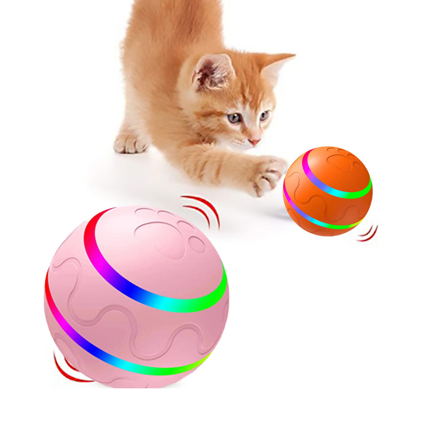 Pet New Cat Wicked Ball Toy Intelligent Ball USB Cat Toys Self Rotating Ball Automatic Rotation Ball — Cat Toys | GetPawsy