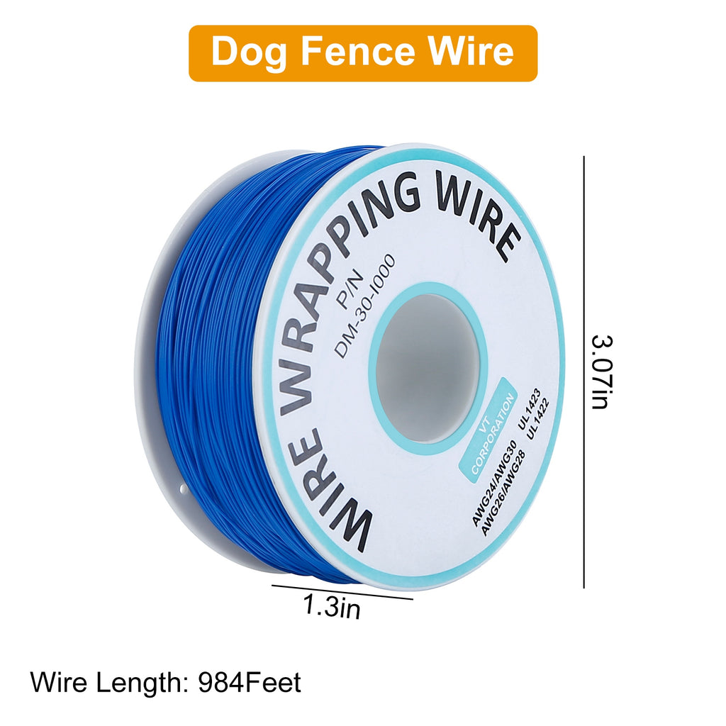 1Set Electric Dog Fence System Pet Tone Shock Boundary Containment Water Resistant Collar Receiver For Small Medium Large Dog