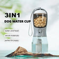 Portable Dog Water Dispenser – 3-in-1 for Drinking, Food & Waste Bags — Dog Toys | GetPawsy