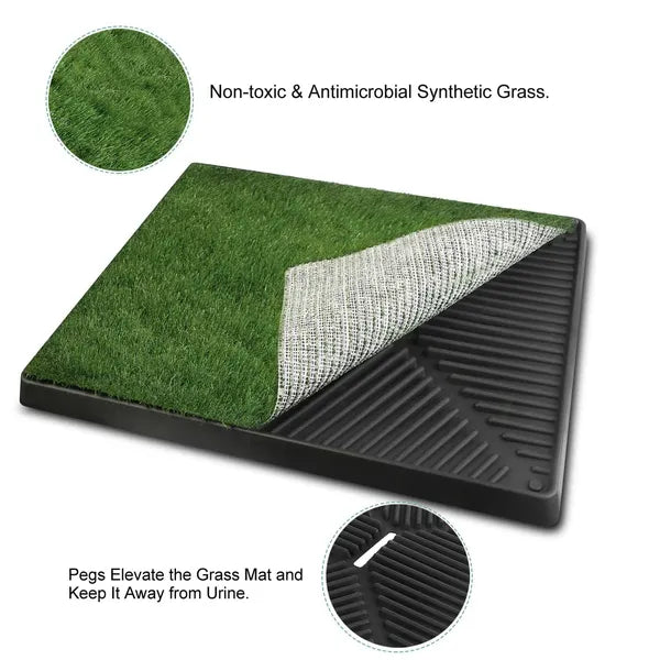 Dog Potty Training Pad – Artificial Grass Pet Toilet Mat for Puppies — Dog Training | GetPawsy