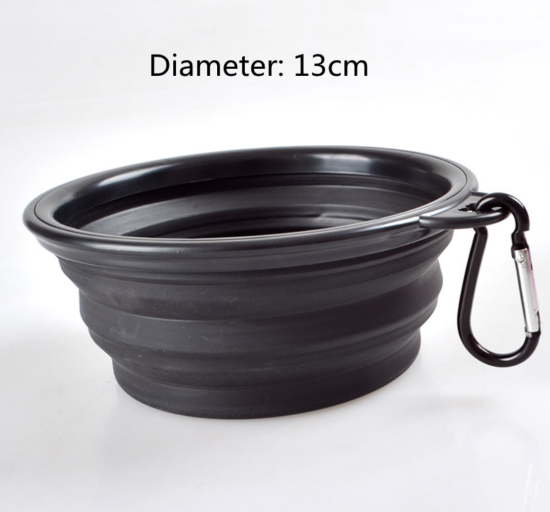 Foldable Silicone Pet Bowl – Portable Food & Water Bowl for Dogs — Dog Toys | GetPawsy