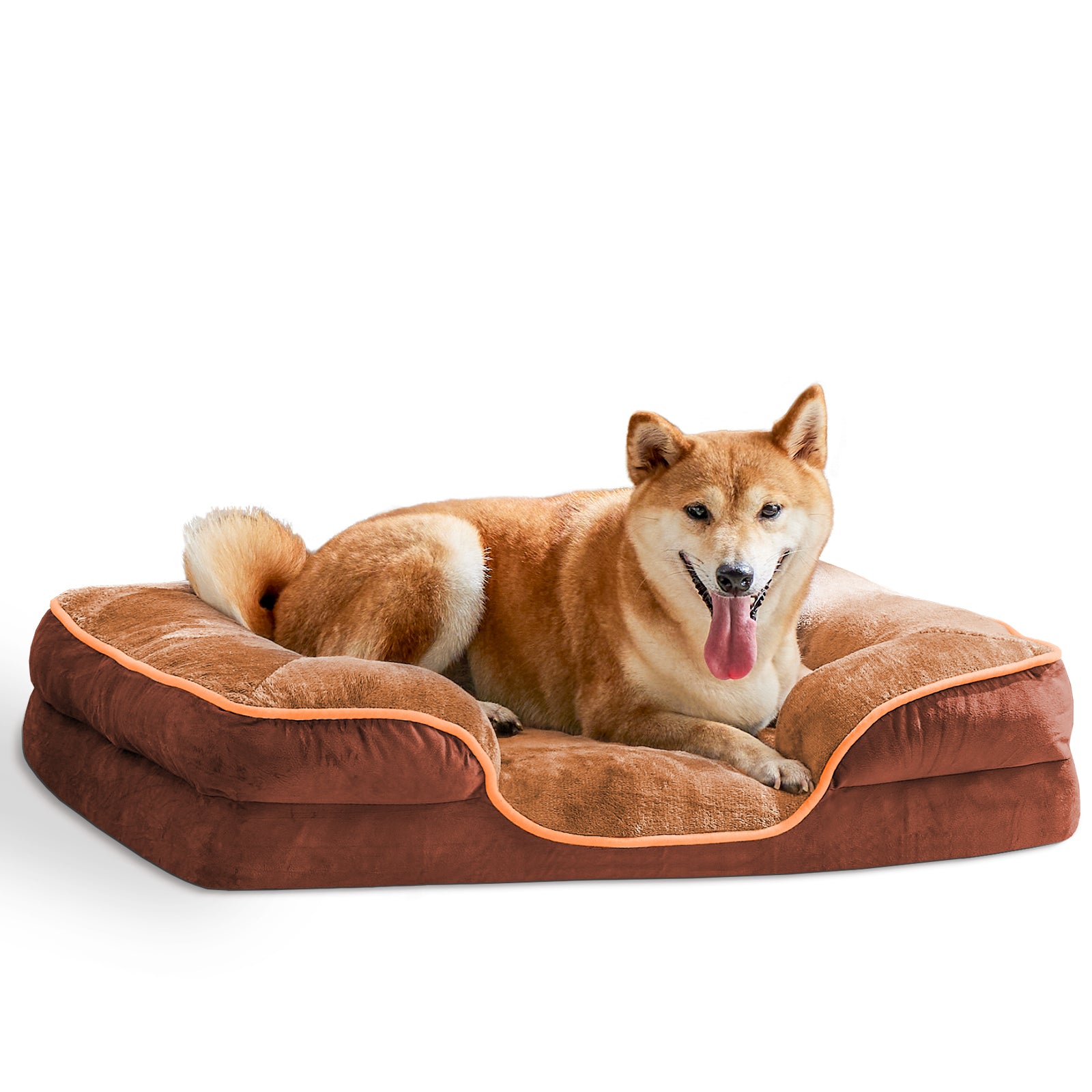 Memory Foam Pet Bed For Small Dogs & Cats With Washable Removable Cover Non-Slip Base Waterproof Liner — Dog Beds | GetPawsy