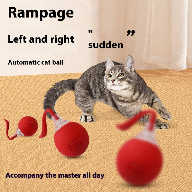 Interactive Cat Toy Ball Super Drive Cat Rolling Ball — Cat Toys | GetPawsy