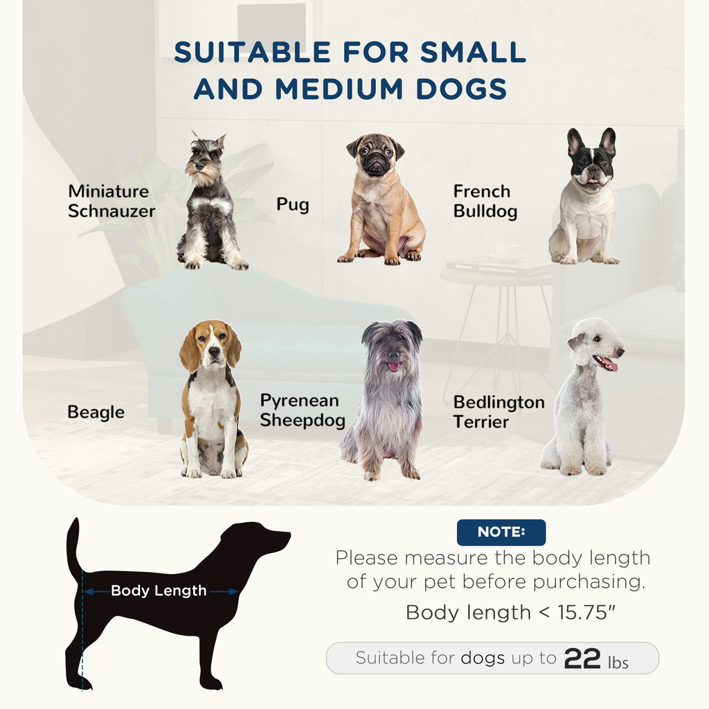  Pet Sofa Dog Sofa for Small Dogs with Storage, Dark Blue — Dog Toys | GetPawsy