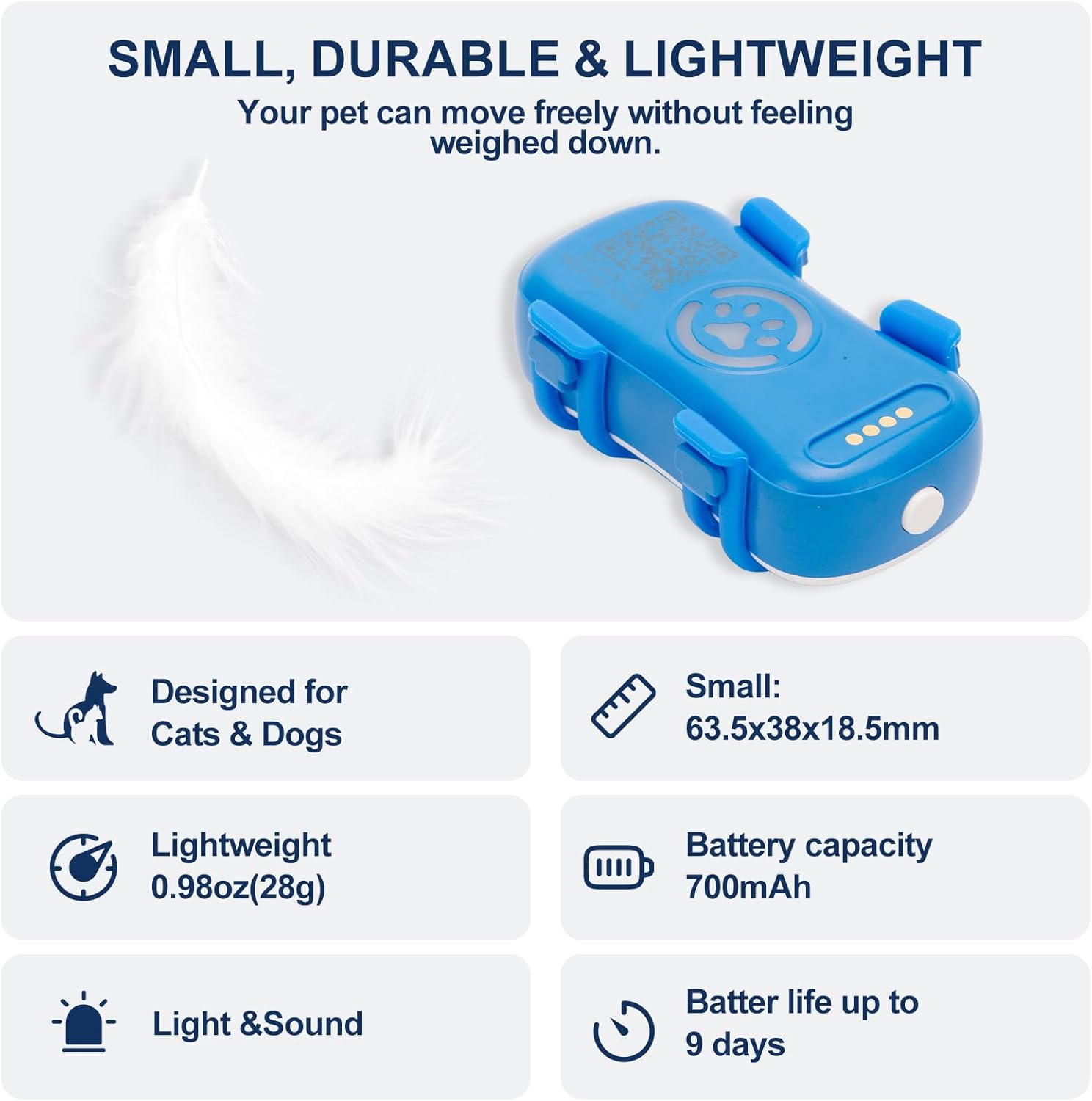 GPS Dog Tracker – Real-Time Anti-Lost Pet Locator with Geofence & Alarm — Dog Collars & Leashes | GetPawsy