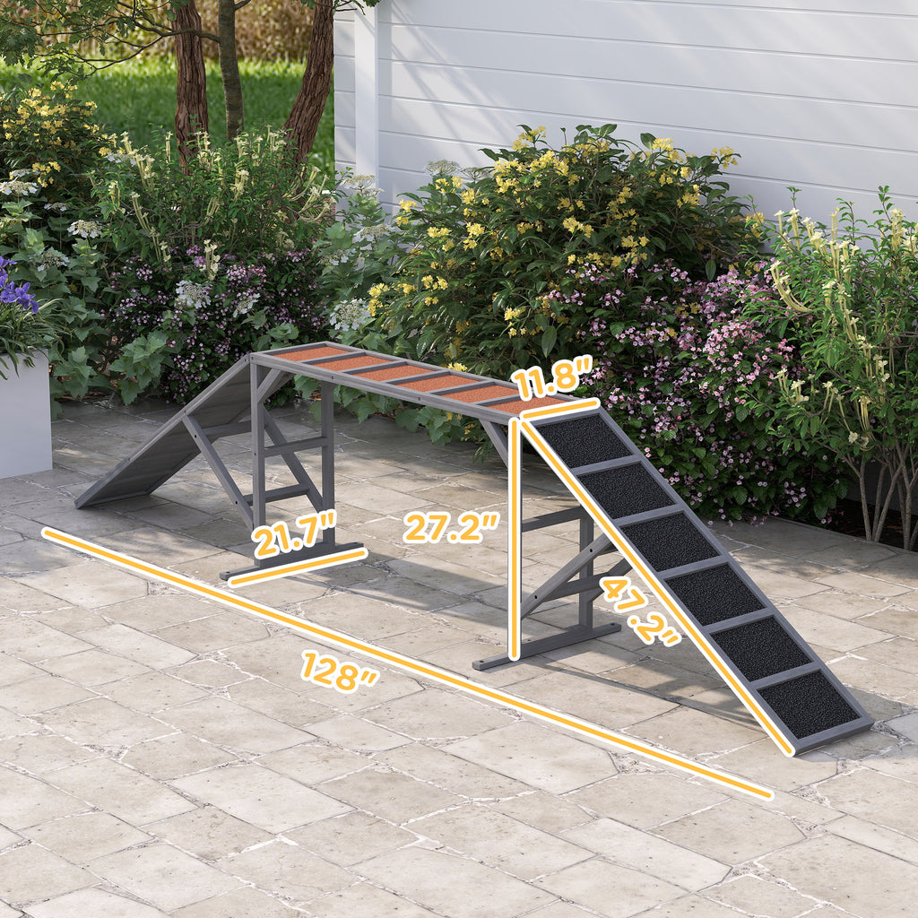 Durable Dog Training Agility Ramp – Non-Slip Surface & Safety Bar — Dog Training | GetPawsy