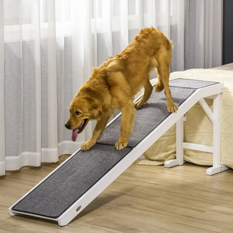 Foldable Dog Ramp – Non-Slip Carpet Platform for Dogs & Pets — Dog Beds | GetPawsy