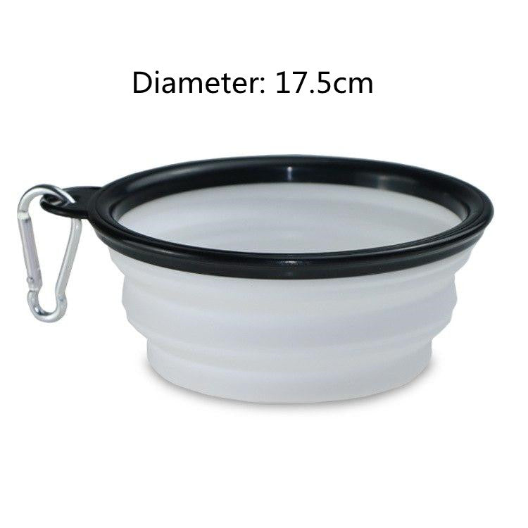 Foldable Silicone Pet Bowl – Portable Food & Water Bowl for Dogs — Dog Toys | GetPawsy