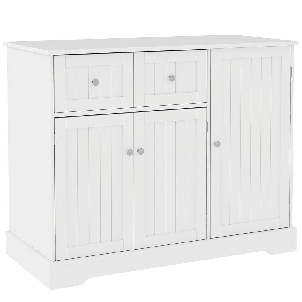  Cat Litter Box Enclosure with Drawers, Storage, Anti-tip Kit, 39" x 18" x 31.5", White — Cat Litter Boxes | GetPawsy