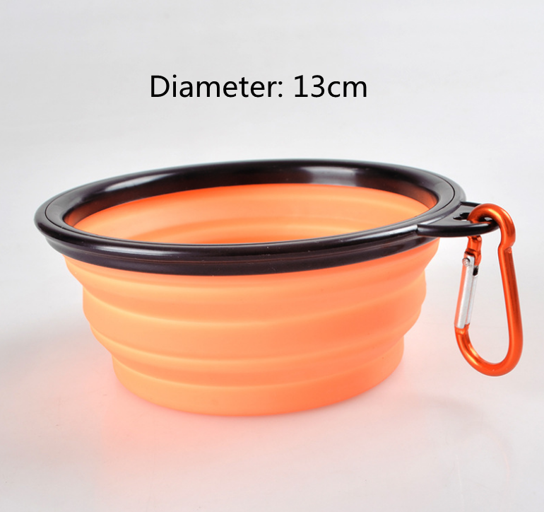 Foldable Silicone Pet Bowl – Portable Food & Water Bowl for Dogs — Dog Toys | GetPawsy