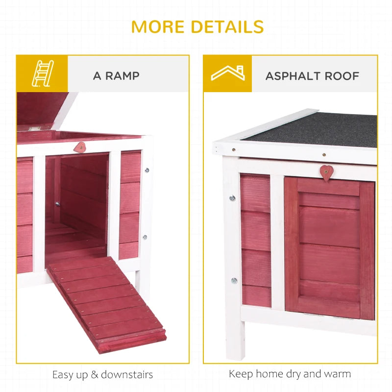 Outdoor Rabbit Hutch – Bunny Enclosure with Openable, Waterproof Roof — Rabbit Cages | GetPawsy