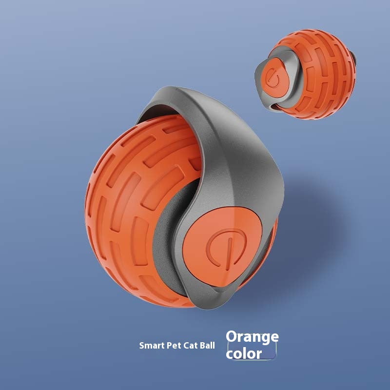 New Interactive Cat Toys Ball Auto Electric Rolling Ball Toys For Cat Kitty Pets Smart Automatic Teaser USB Rechargeable Cat 