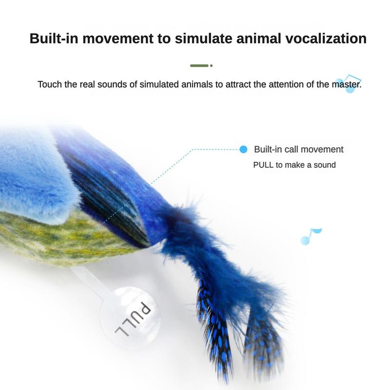Interactive Cat Teaser Toy – Flying Bird Design with Catnip — Cat Toys | GetPawsy