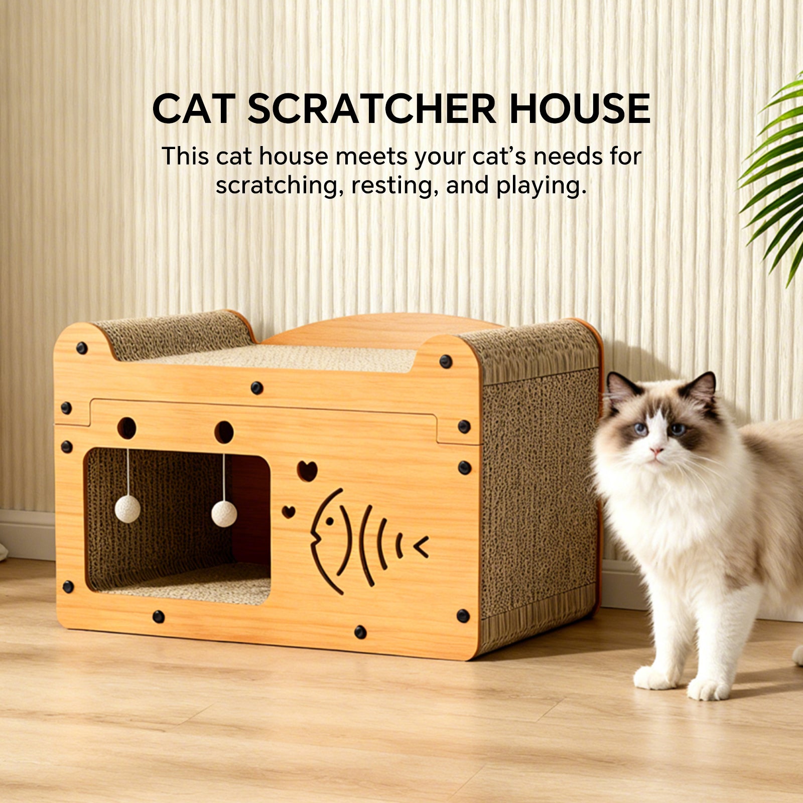Bubble Fish Cat Scratcher Sofa — Cat Scratchers | GetPawsy