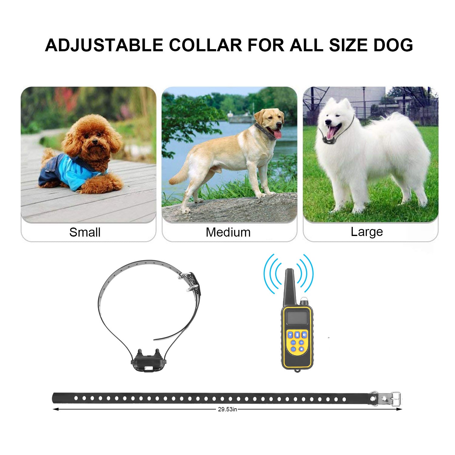 Durable Dog Training Collar – Waterproof Remote with 4 Modes — Dog Training | GetPawsy