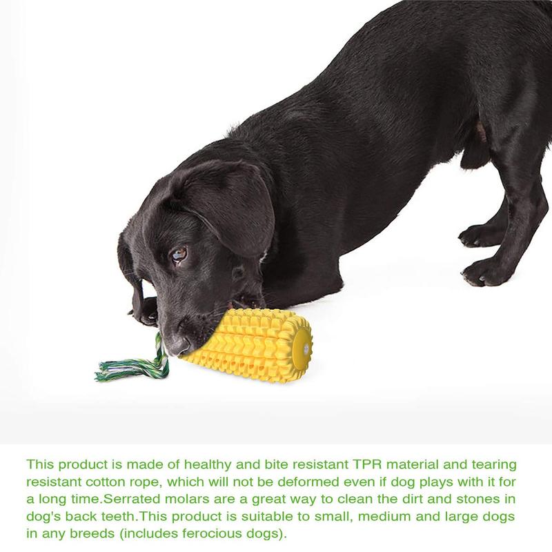 Durable Dog Chew Toy – Squeaky Corn Stick Rope Toy for Dogs — Dog Toys | GetPawsy