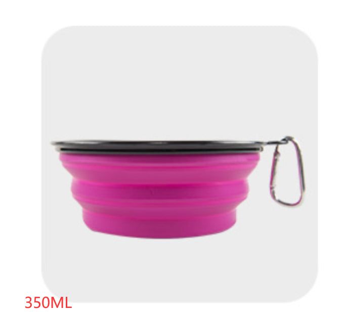 Foldable Silicone Pet Bowl – Portable Food & Water Bowl for Dogs — Dog Toys | GetPawsy