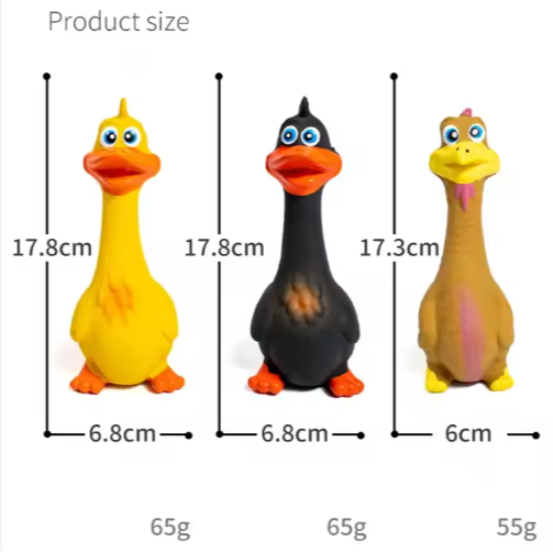 Durable Dog Chew Toy – Latex Duck Shape Squeaky Toy for Dogs — Dog Toys | GetPawsy