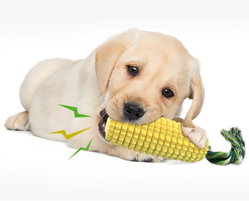 Durable Dog Chew Toy – Squeaky Corn Stick Rope Toy for Dogs — Dog Toys | GetPawsy