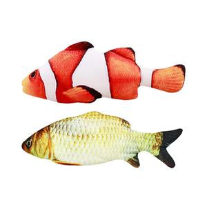Without Cat Nip Version - Electric Jumping Fish Simulation Electric Fish Toy — Pet Supplies > Pet Toys > Pet Training and Edu