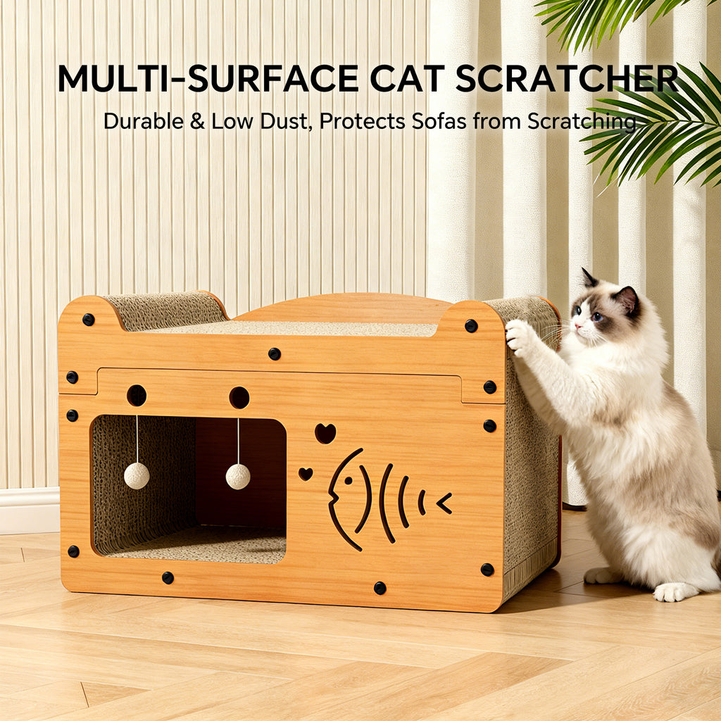 Bubble Fish Cat Scratcher Sofa — Cat Scratchers | GetPawsy