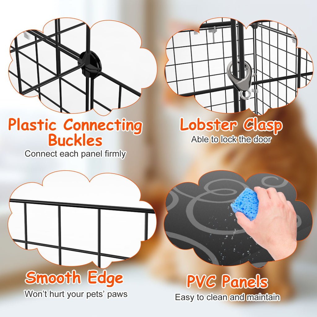 Cat Playpen Enclosure – 2-Tier Indoor Home with Ladder — Cat Toys | GetPawsy