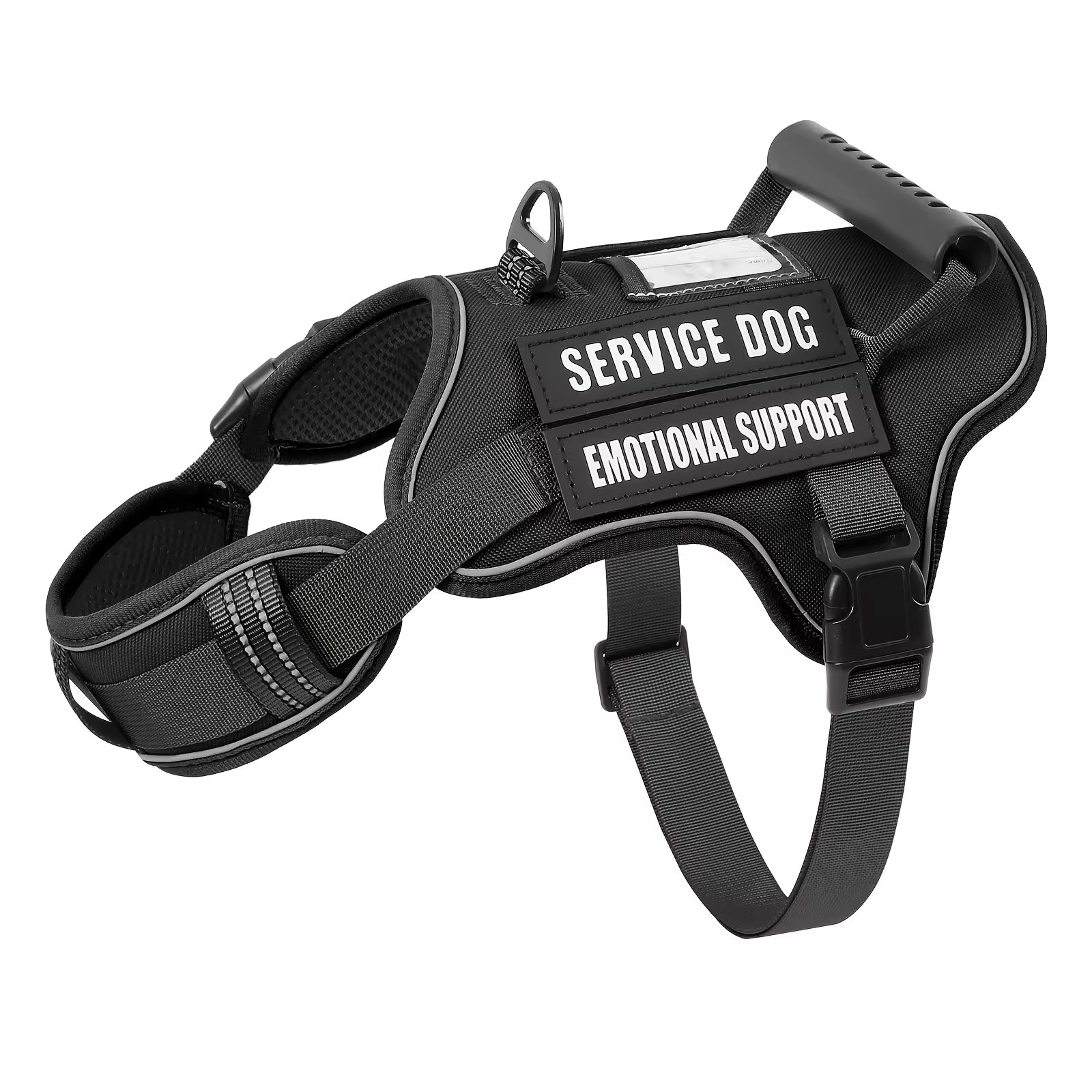 Durable Dog Harness – Tactical No-Pull Training Vest with Handle & Reflective — Dog Collars & Leashes | GetPawsy