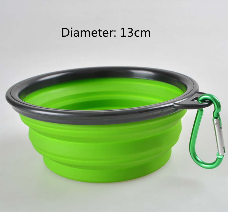 Foldable Silicone Pet Bowl – Portable Food & Water Bowl for Dogs — Dog Toys | GetPawsy