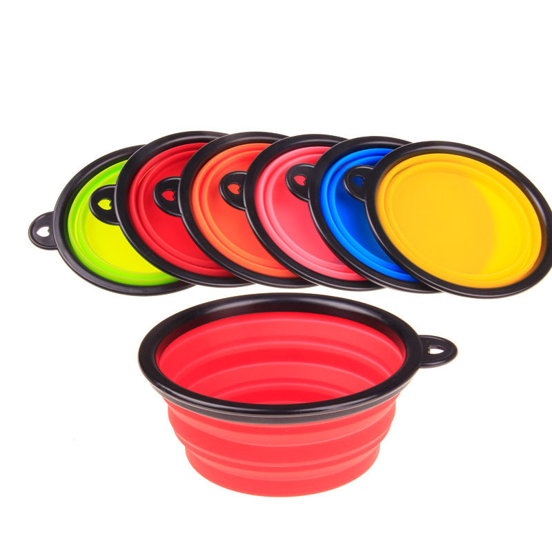 Foldable Silicone Pet Bowl – Portable Food & Water Bowl for Dogs — Dog Toys | GetPawsy