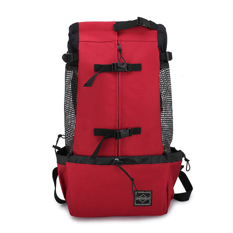 Dog Carrier Backpack – Portable Double Shoulder Travel Bag for Dogs — Dog Travel | GetPawsy