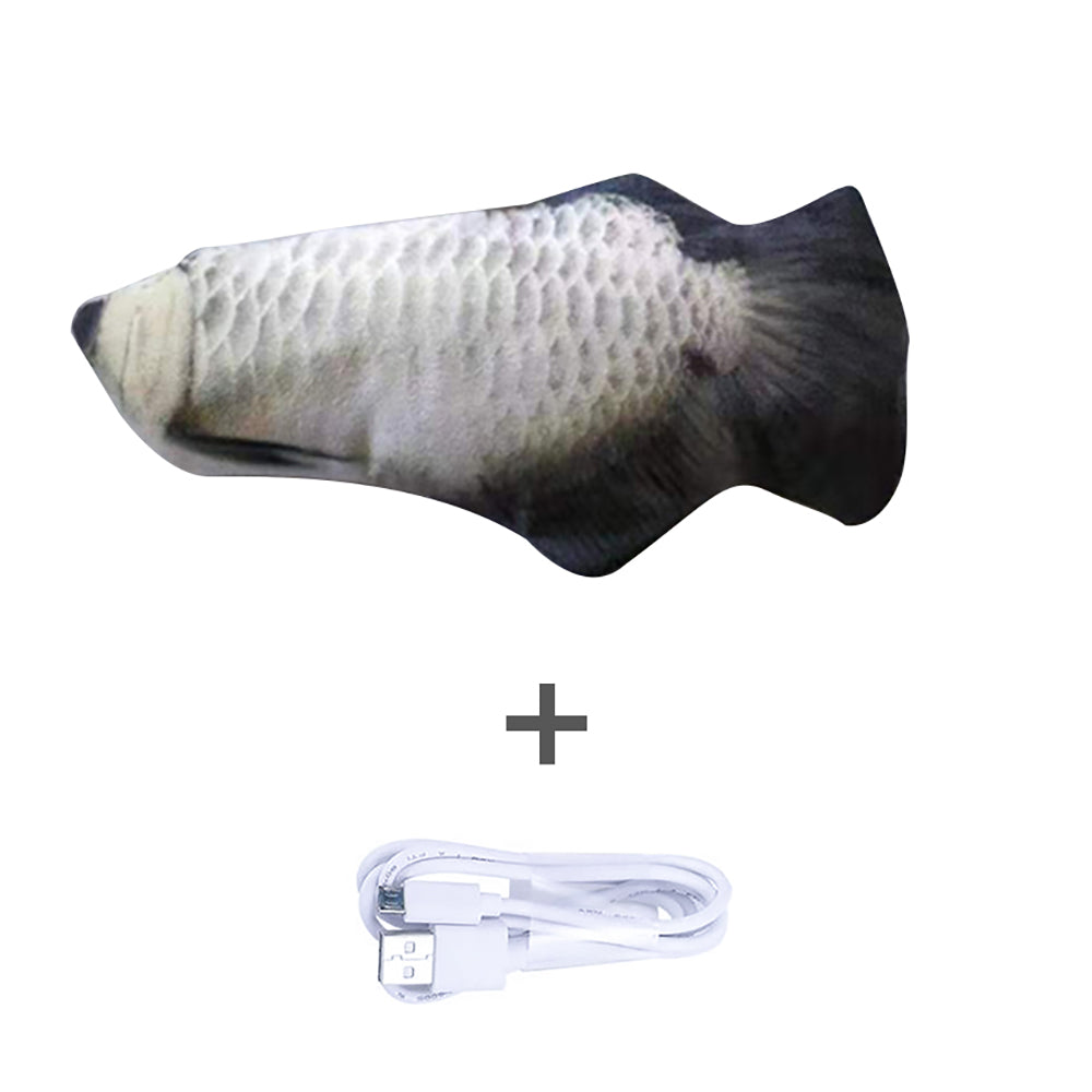 Without Cat Nip Version - Electric Jumping Fish Simulation Electric Fish Toy — Pet Supplies > Pet Toys > Pet Training and Edu