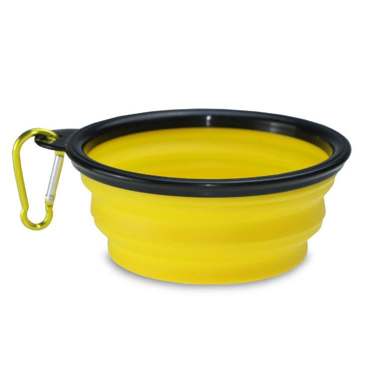 Foldable Silicone Pet Bowl – Portable Food & Water Bowl for Dogs — Dog Toys | GetPawsy