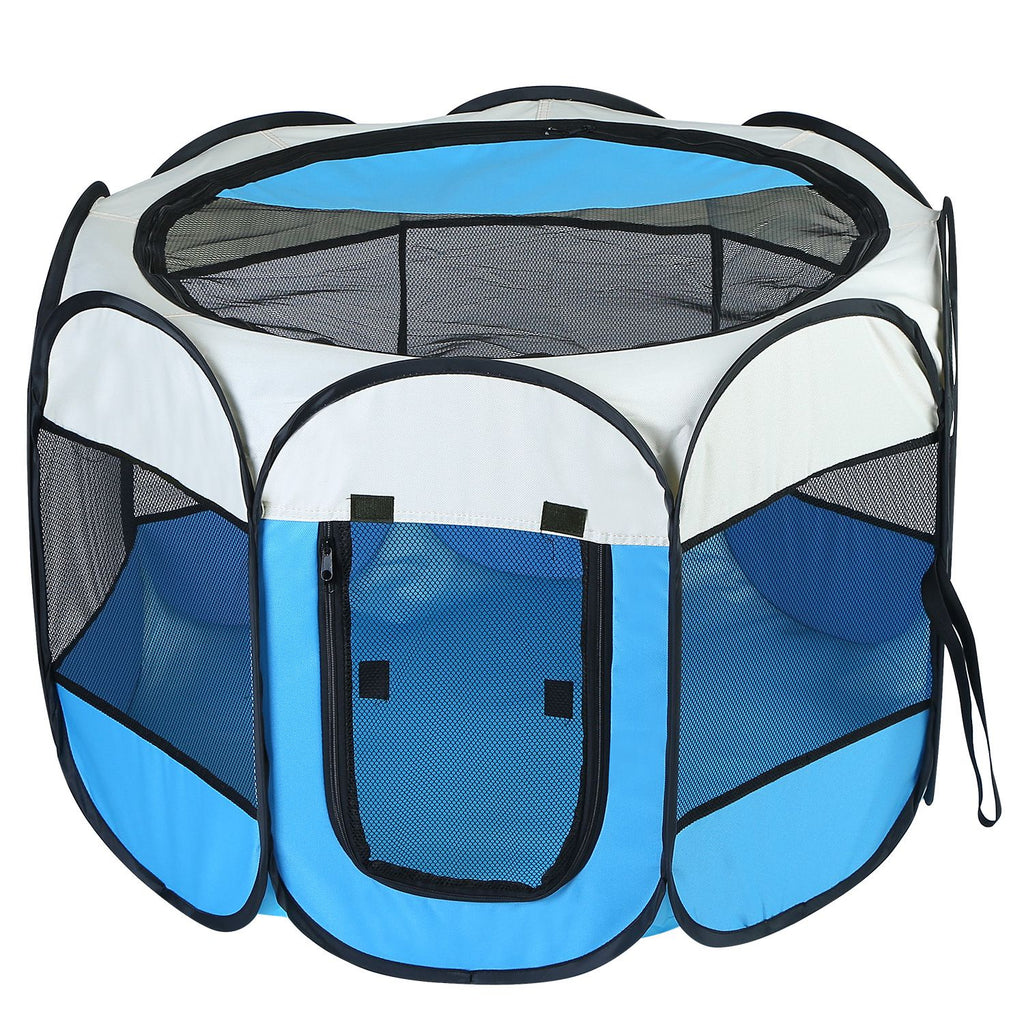Foldable Pet Tent – Portable Exercise Kennel Pen for Dogs & Cats — Dog Houses | GetPawsy