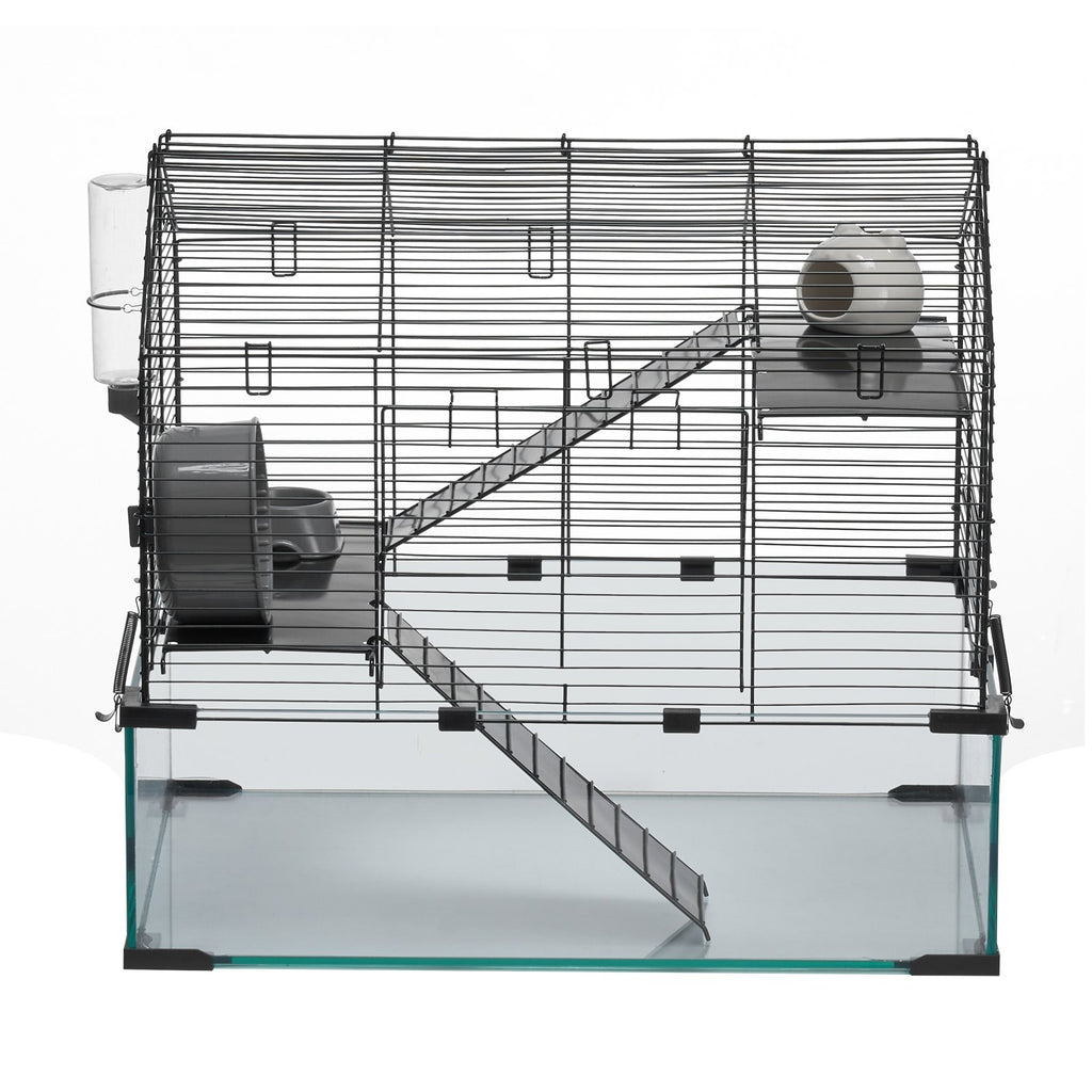 Wire Hamster Cage Habitat 22.8in Pet Rodent Gerbil Mice Small Animal House — Hamster Cages | GetPawsy