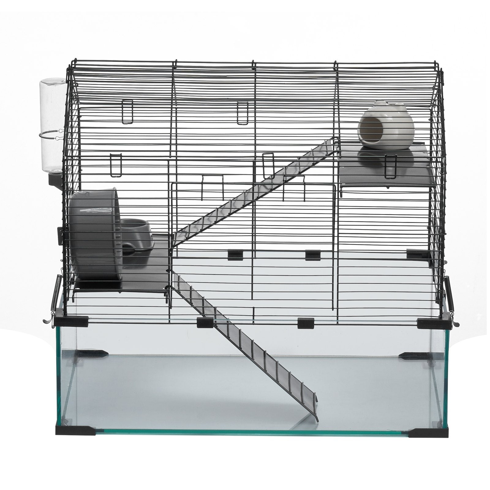 Wire Hamster Cage Habitat 22.8in Pet Rodent Gerbil Mice Small Animal House — Hamster Cages | GetPawsy