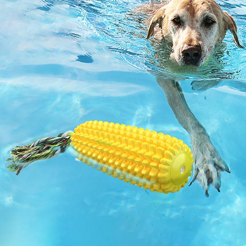 Durable Dog Chew Toy – Squeaky Corn Stick Rope Toy for Dogs — Dog Toys | GetPawsy