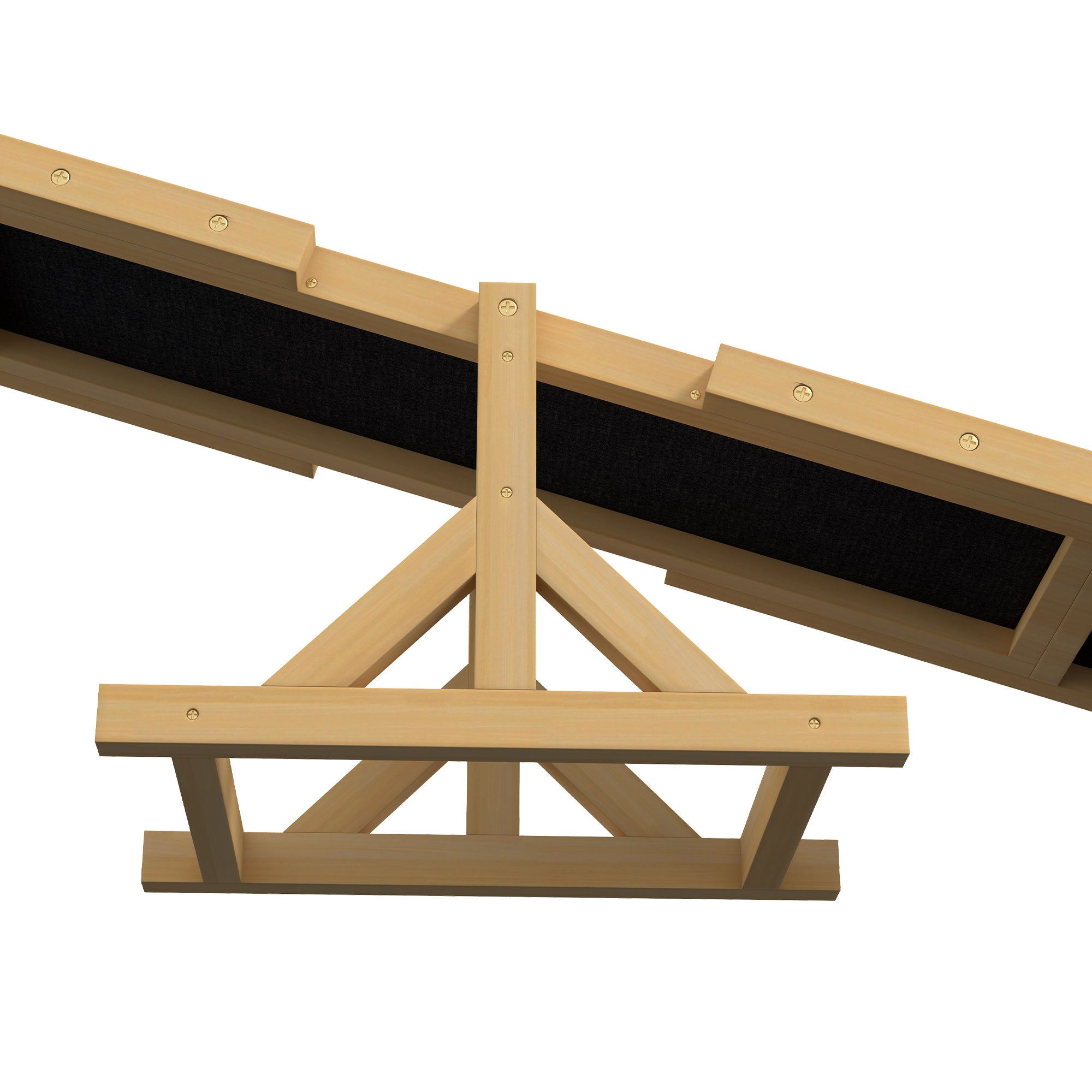  Wooden Dog Agility Seesaw for Training and Exercise, Yellow — Dog Grooming | GetPawsy