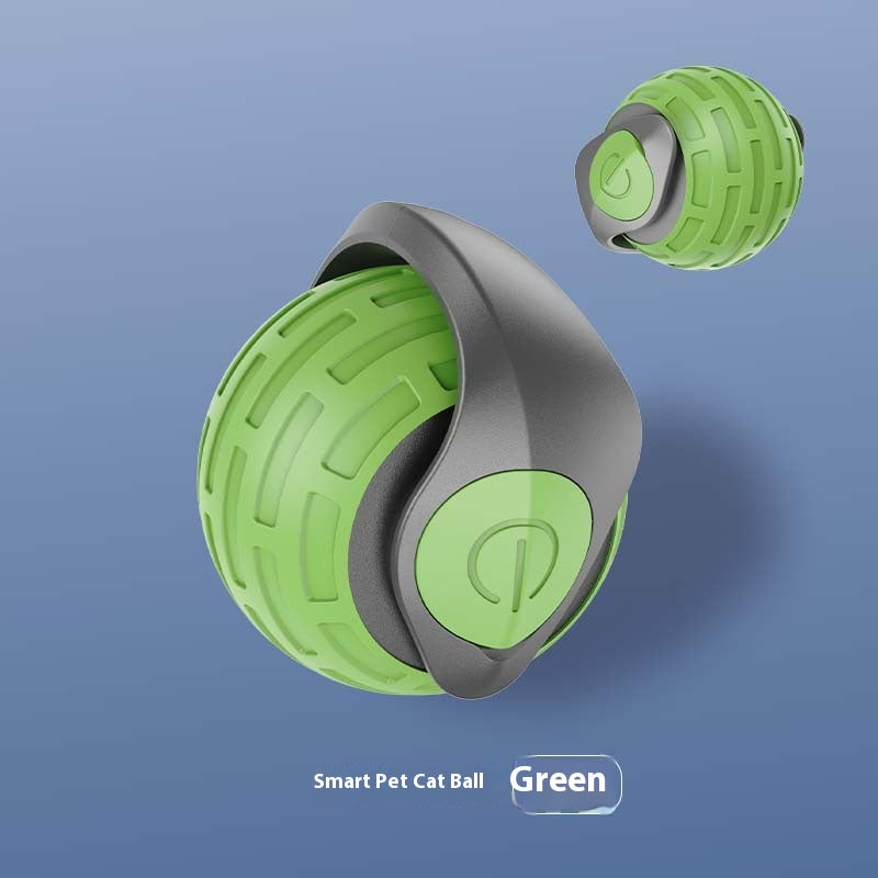 New Interactive Cat Toys Ball Auto Electric Rolling Ball Toys For Cat Kitty Pets Smart Automatic Teaser USB Rechargeable Cat 