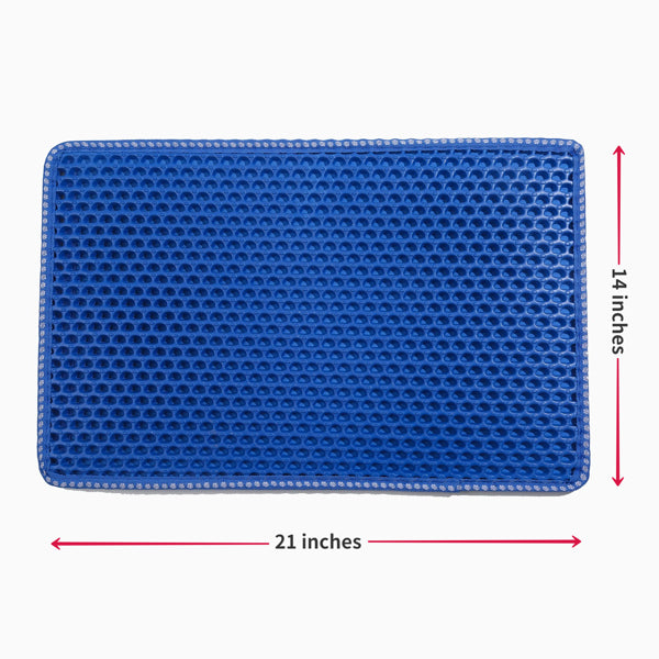 Cat Litter Mat – Double-Layer Rice Design for Easy Cleaning — Cat Litter Boxes | GetPawsy