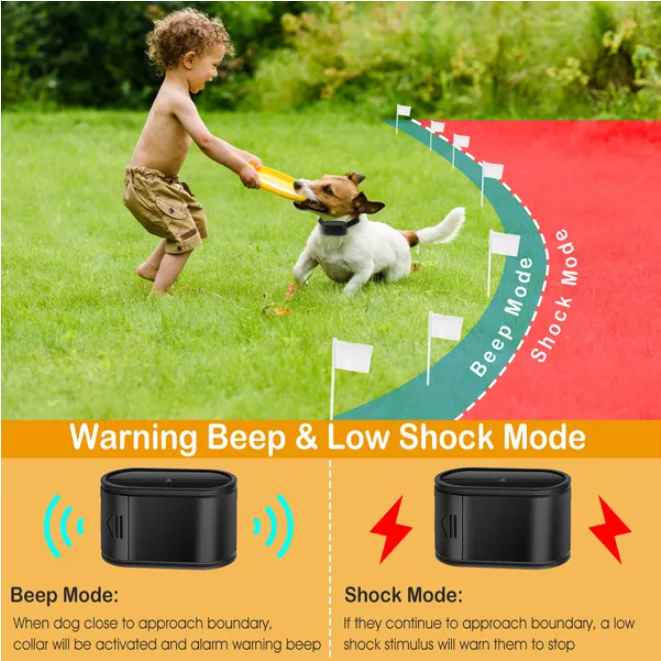 Electric Dog Fence System With Collar And Wire — Dog Toys | GetPawsy