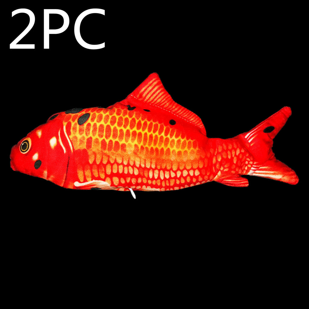 Without Cat Nip Version - Electric Jumping Fish Simulation Electric Fish Toy — Pet Supplies > Pet Toys > Pet Training and Edu