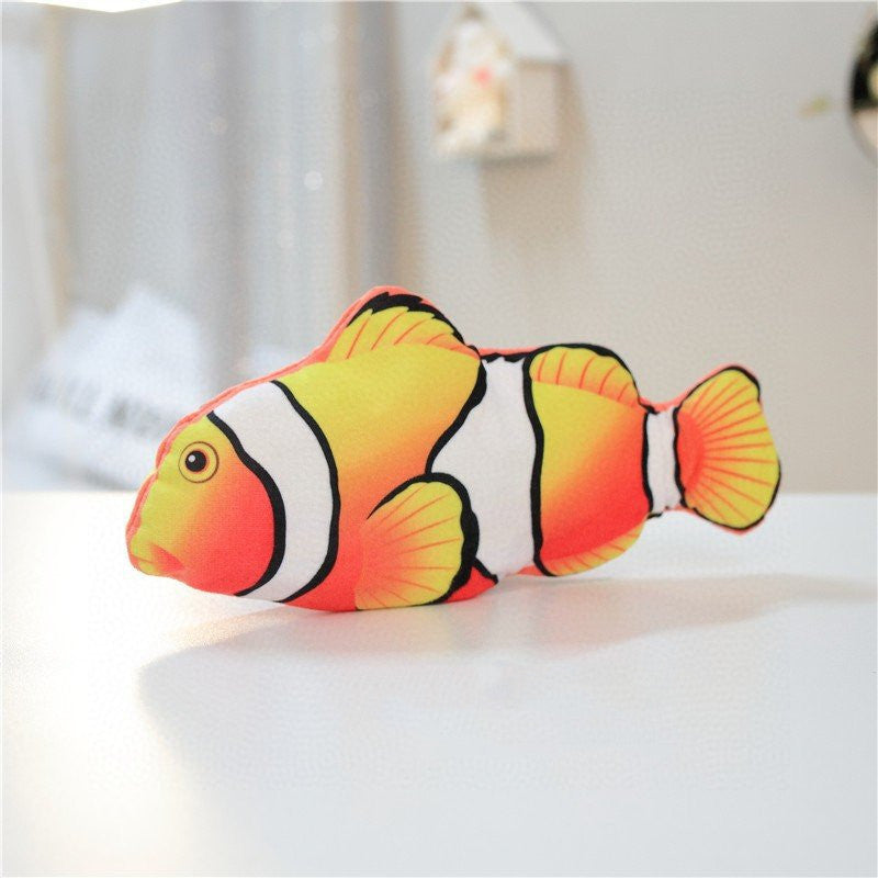 Without Cat Nip Version - Electric Jumping Fish Simulation Electric Fish Toy — Pet Supplies > Pet Toys > Pet Training and Edu